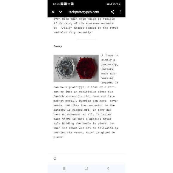 Swatch Watch FLUO WAVE SBN105 1996 Aquachrono DUMMY - Picture 3 of 3